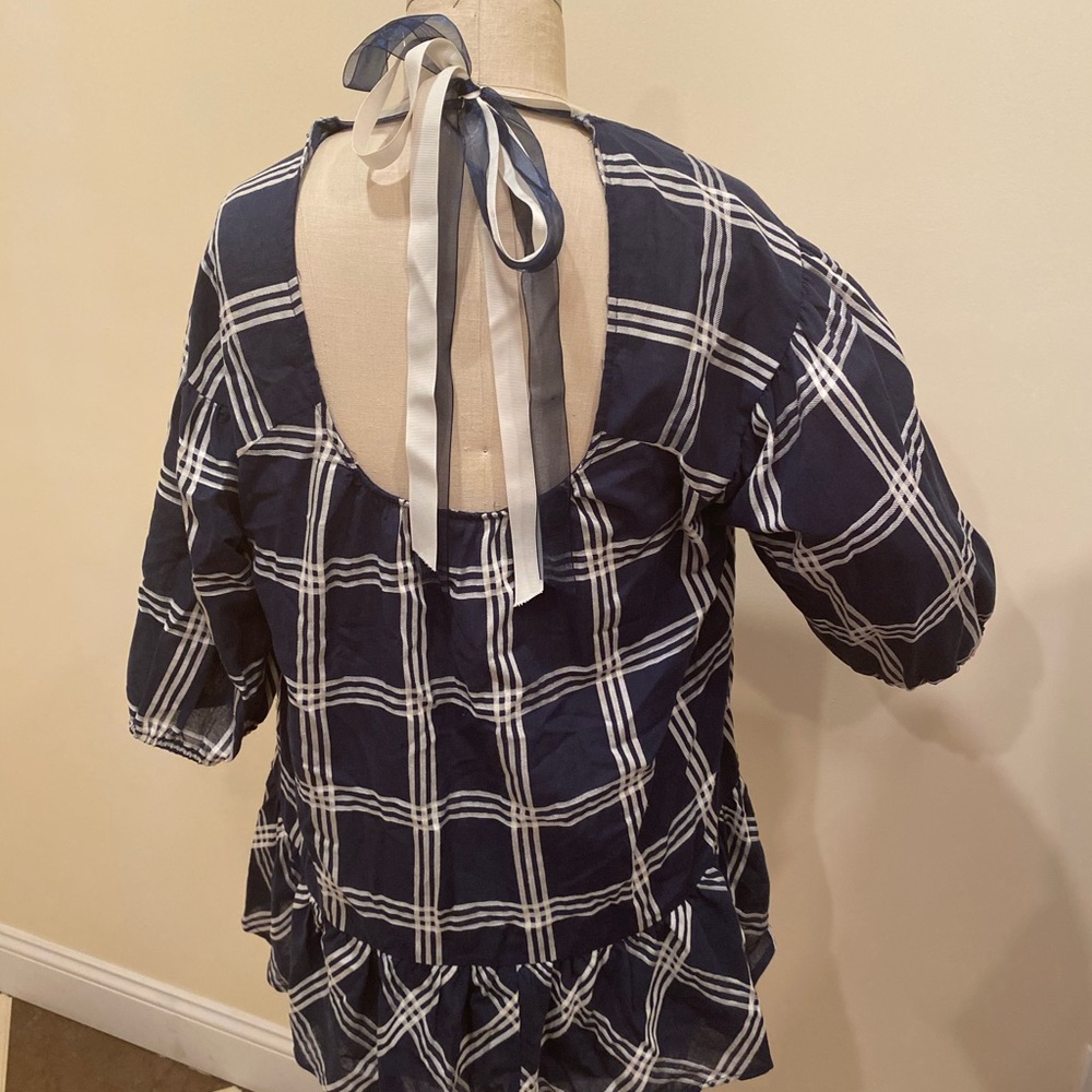 Plaid top